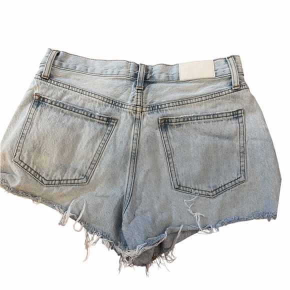 Pistola Light Blue Jean Shorts | Pistola Kylee Relaxed High Rise - Picture 5 of 8